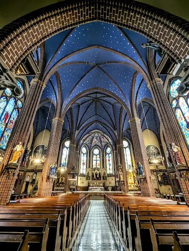 Innenraum der Konkathedrale St. Johannes der Täufer in Kamień Pomorski